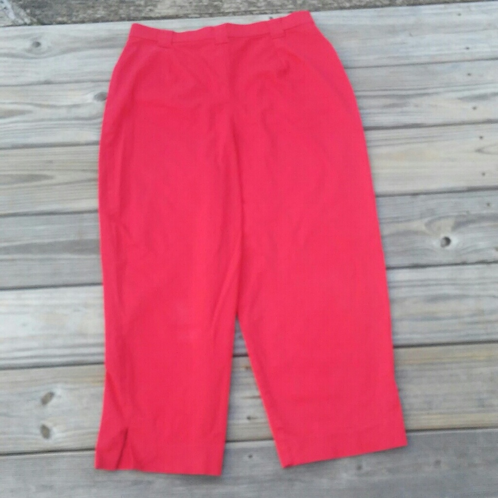 Relativity red crop capris - Picture 6 of 7